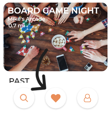 farrow pointing to favorites tab on watch